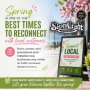 spring print shop kelowna promo signcraft