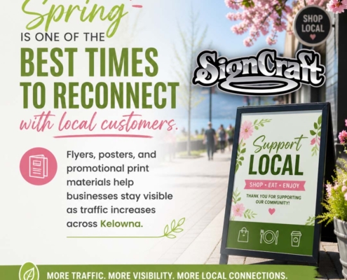 spring print shop kelowna promo signcraft